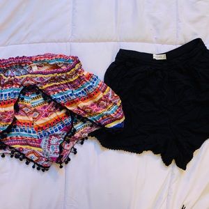 Loose shorts set